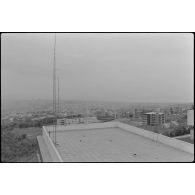 Vue de l'environnement de la caserne de l'état-major libanais à Beyrouth.