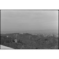 Vue de l'environnement de la caserne de l'état-major libanais à Beyrouth.