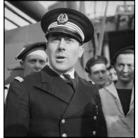 Portrait du lieutenant de vaisseau, commandant le patrouilleur La Lorientaise.