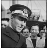 Portrait du lieutenant de vaisseau, commandant le patrouilleur La Lorientaise.