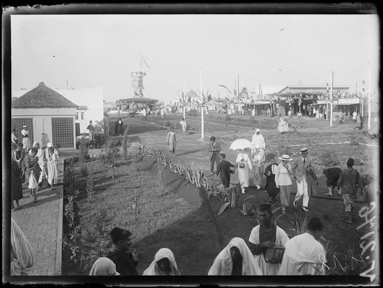 Ancienne Carte Postale CPA MAROC Rabat Réjouissances Publiques (fête Foraine, Jeux) - 1900