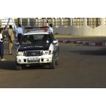 La police tchadienne fait partie aussi de la sécurité de la course.