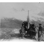 Autocanon de 75 au Lautaret - oct. 1918. [légende d'origine]