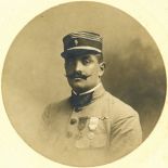 Portrait de Lionel Dumas, capitaine au 1er R[égiment de] t[irailleurs] de la Légion étrangère. [légende d'origine]