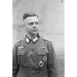 Portrait du capitaine (Hauptmann) Erich Darnedde du I.Bataillon/Grenadier-Regiment.277.