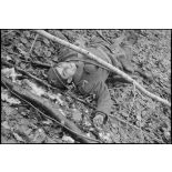 Soldat de la 1re DMI, ex-1re DFL, mort au combat, dans les bois sur les hauteurs dominantes au nord-est de Champagney.