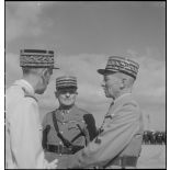 Arrivée du général d'armée Charles Huntziger à Oran.