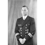 Portrait du capitaine (Kapitänleutnant) Engelbert Endrass, commandant du sous-marin U-46.