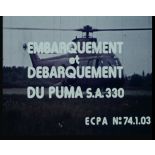 Embarquement et débarquement à partir du Puma SA 330.