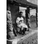 République unie du Cameroun, Foumban, 1943. Artisan Bamoun.