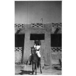 Trarza, Mauritanie, 1945. Le goumier retraité Ould Eich, hartani de guerriers Trarza, héros de la bataille d'Aleg (1903), où il combattit aux côtés de Coppolani.