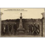 11. Campagne du Maroc 1907-1910. - Settat. Le Général d'Amade visite le monument élevé aux morts pour la France. [légende d'origine]