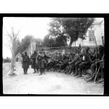Camp retranché de Salonique. Soldats serbes. [légende d'origine]