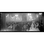 Paris Quai d'Orsay. Banquet offert aux engagés catalans du 1er étranger par la colonie espagnole, les discours. [légende d'origine]