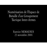 Numérisation de l'espace de bataille d'un groupement tactique inter-armes - Exercice Nemausus 2004.