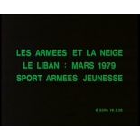 Les armées et la neige. Le Liban : mars 1979. Sport-armées-jeunesse.