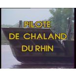 Pilote de chaland du Rhin.