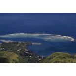 Vue aérienne de Tahiti. [Description en cours]