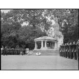 Cérémonie au monument aux morts de la Grande Guerre à Nancy.