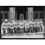Paris, Le défilé du 14 juillet 1919. Les officiers du 11e corps. [légende d'origine]