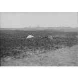 V2658. Vue du village de Gentelles bombardé. [légende d'origine]