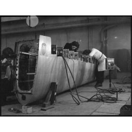 ImagesDéfense Revêtement d'un bord d'attache d'avions NC 701 Siebel