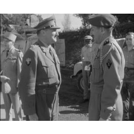 ImagesDéfense Visite du général britannique Charles Keightley à Port