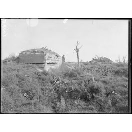 ImagesDéfense Chilly (Somme). Emplacement de mitrailleuses allemandes