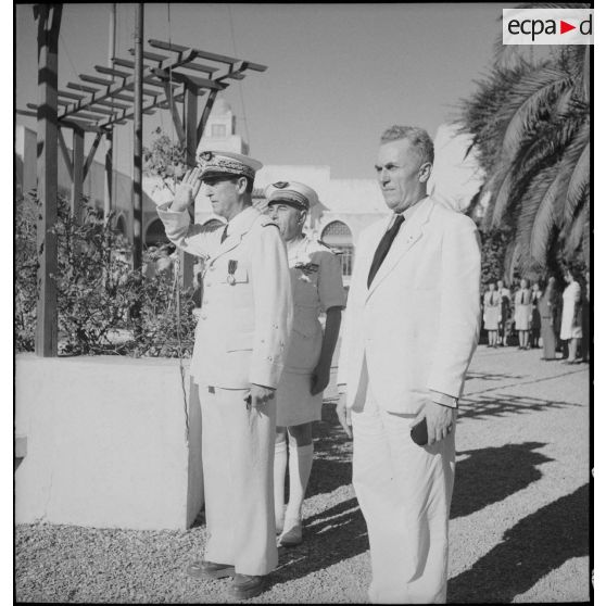 A Alger, cérémonie avec lecture traditionnelle de la dernière citation de l'As Guynemer.