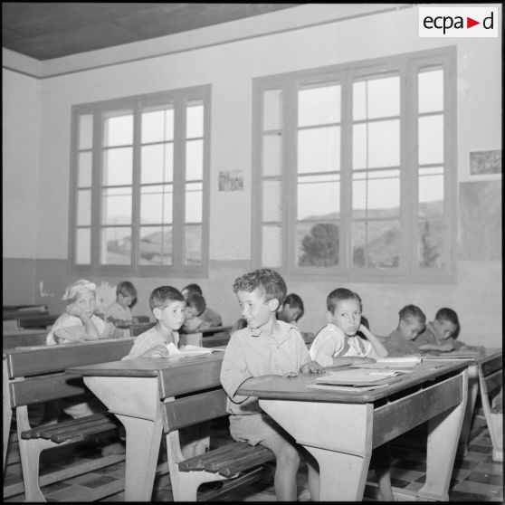 Les élèves du village de Beni Hocine.