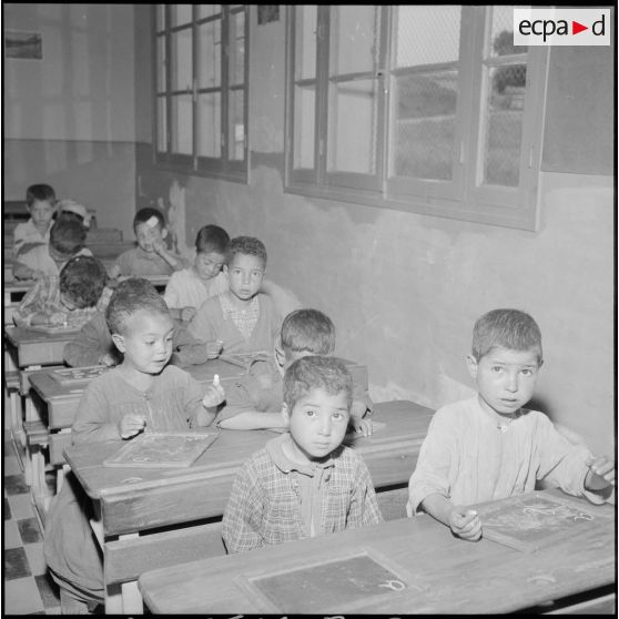 Les élèves du village de Beni Hocine.