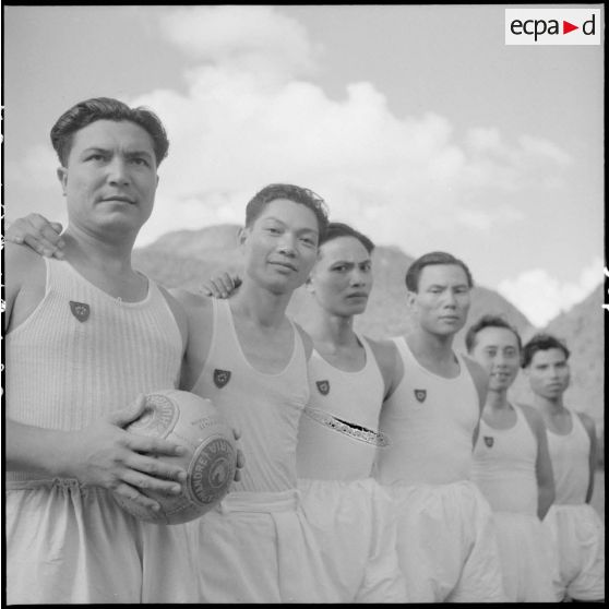 L'équipe de volley-ball de Lai Chau.