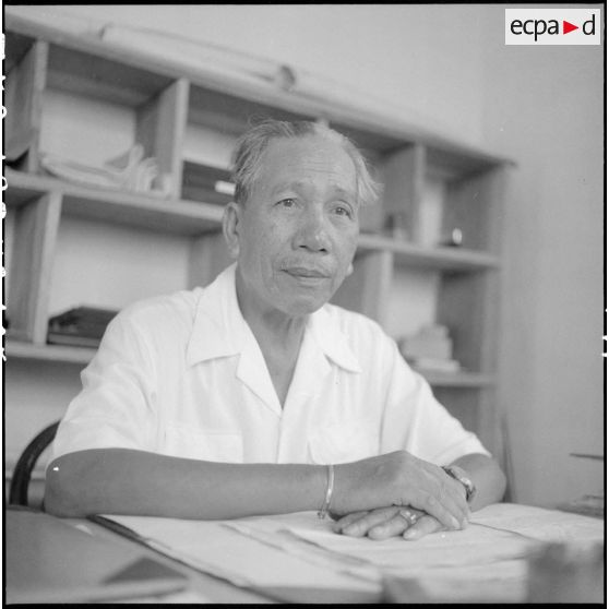 Portrait de Deo Van Moun, président du tribunal de Lai Chau.