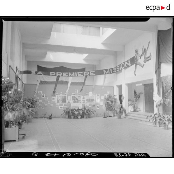 Plan d'ensemble de la salle Pierre Bordes, à Alger.