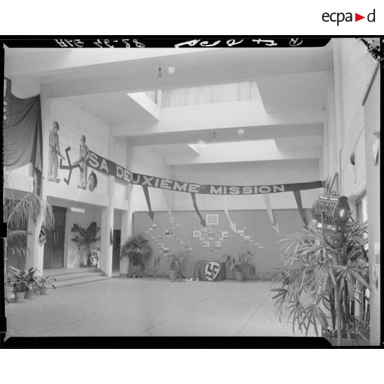 Plan d'ensemble de la salle Pierre Bordes, à Alger.