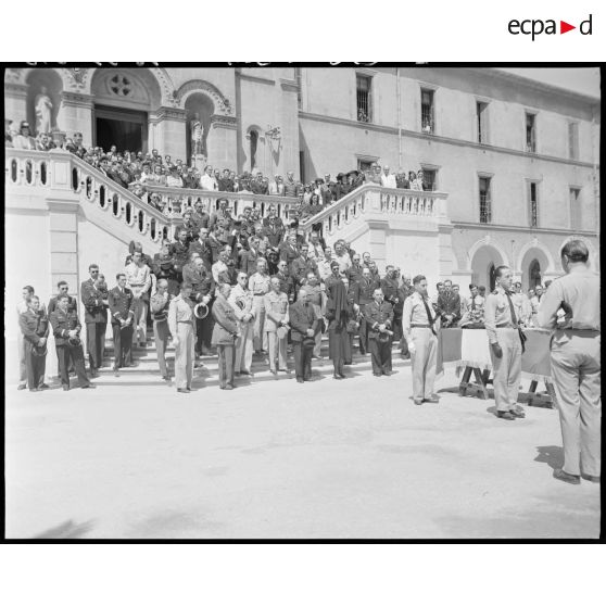 Obsèques du capitaine Pierre-André Gouachon-Noireault à Alger.
