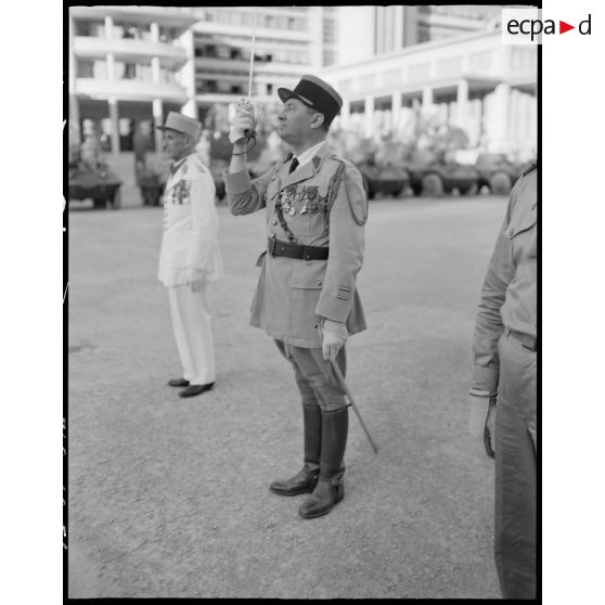 Cérémonial de remise de décorations.