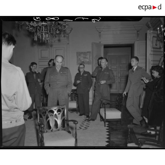 Réception donnée à l'occasion de la prise de commandement de la Xe région militaire (RM) du général Duché.