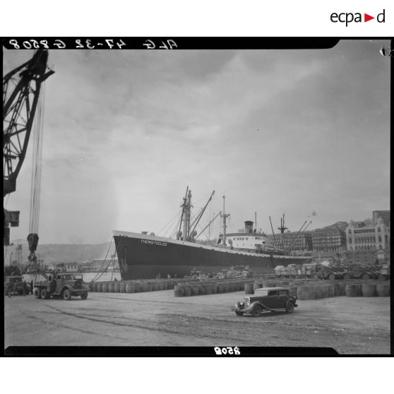 Plan d'ensemble du port d'Alger.