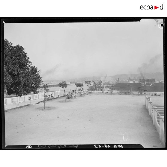 Esplanade du foyer du soldat de la division d'infanterie motorisé (DIM).