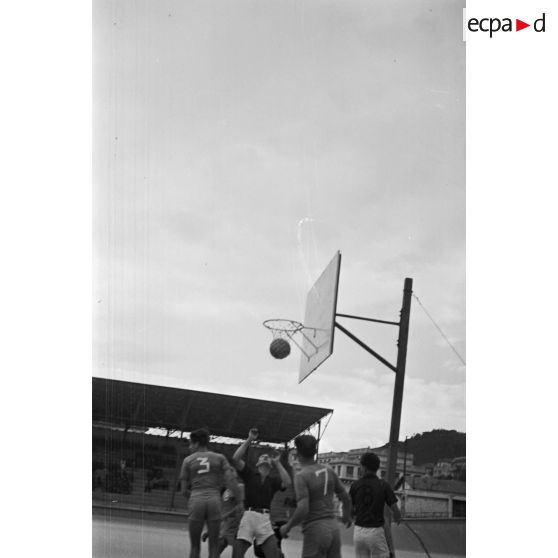 Match de basketball.