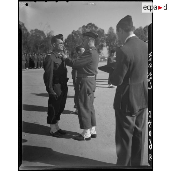 Cérémonie de remise de décorations.