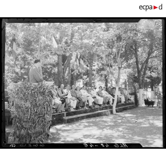 Discours pendant la cérémonie de remise des prix de l'école militaire préparatoire de Miliana.