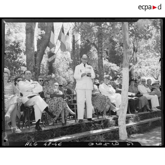 Discours pendant la cérémonie de remise des prix de l'école militaire préparatoire de Miliana.