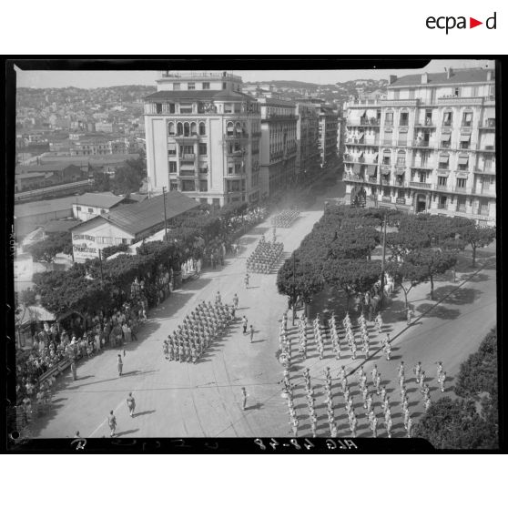 Cérémonie à Alger, pour le rapatriement des militaires tombés en AFN.