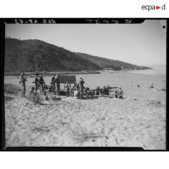 Séance d'observation sur une plage d'Algérie.