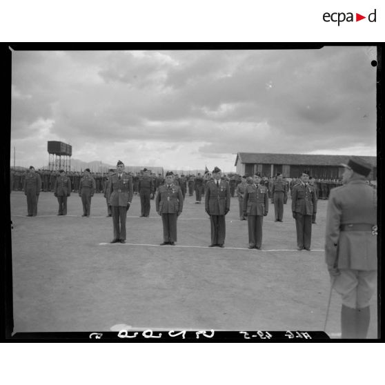 Cérémonie de remise de décorations.