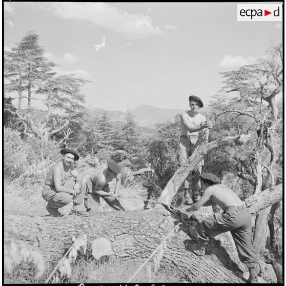 Le 22e BCA à Bouira. [Description en cours]