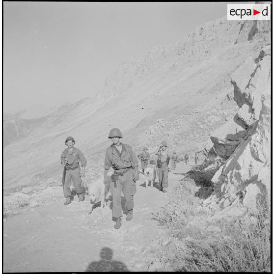 Le 22e BCA à Bouira. [Description en cours]