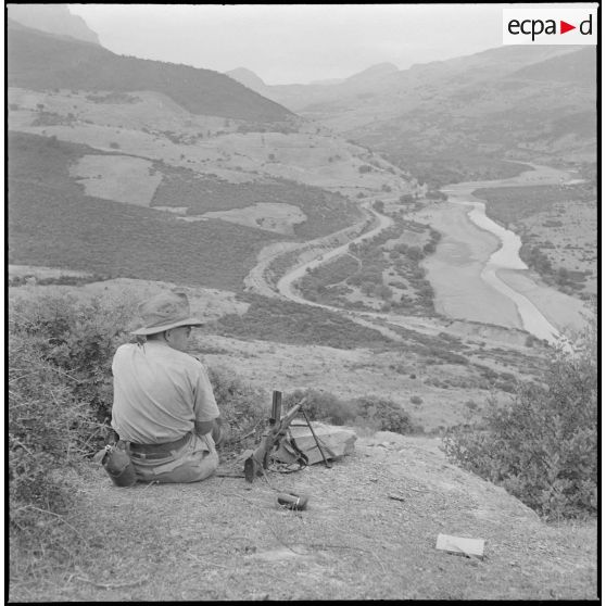 Bataillons de chasseurs à pied à El-Milia. [Description en cours]